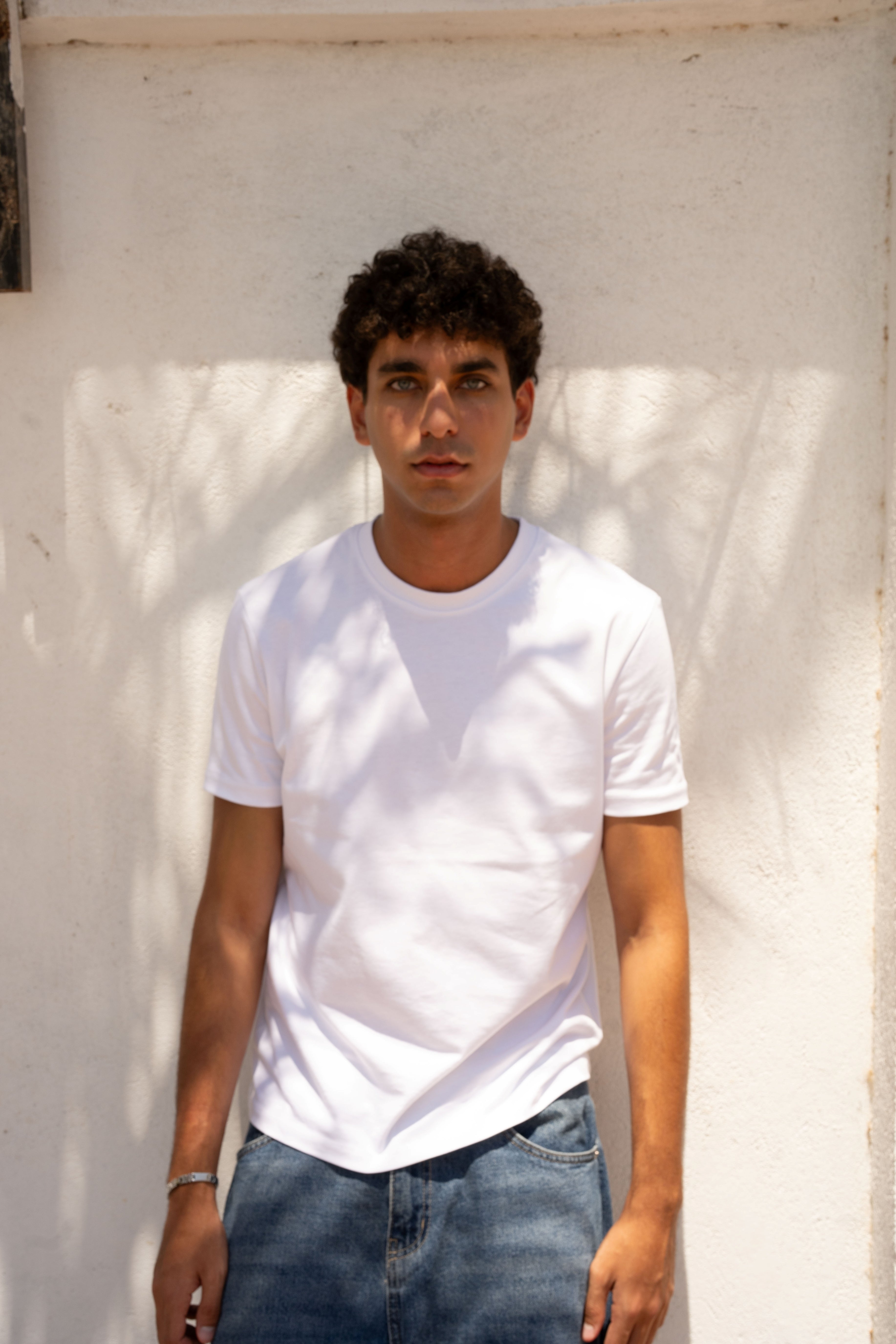 White Fitted T-Shirt